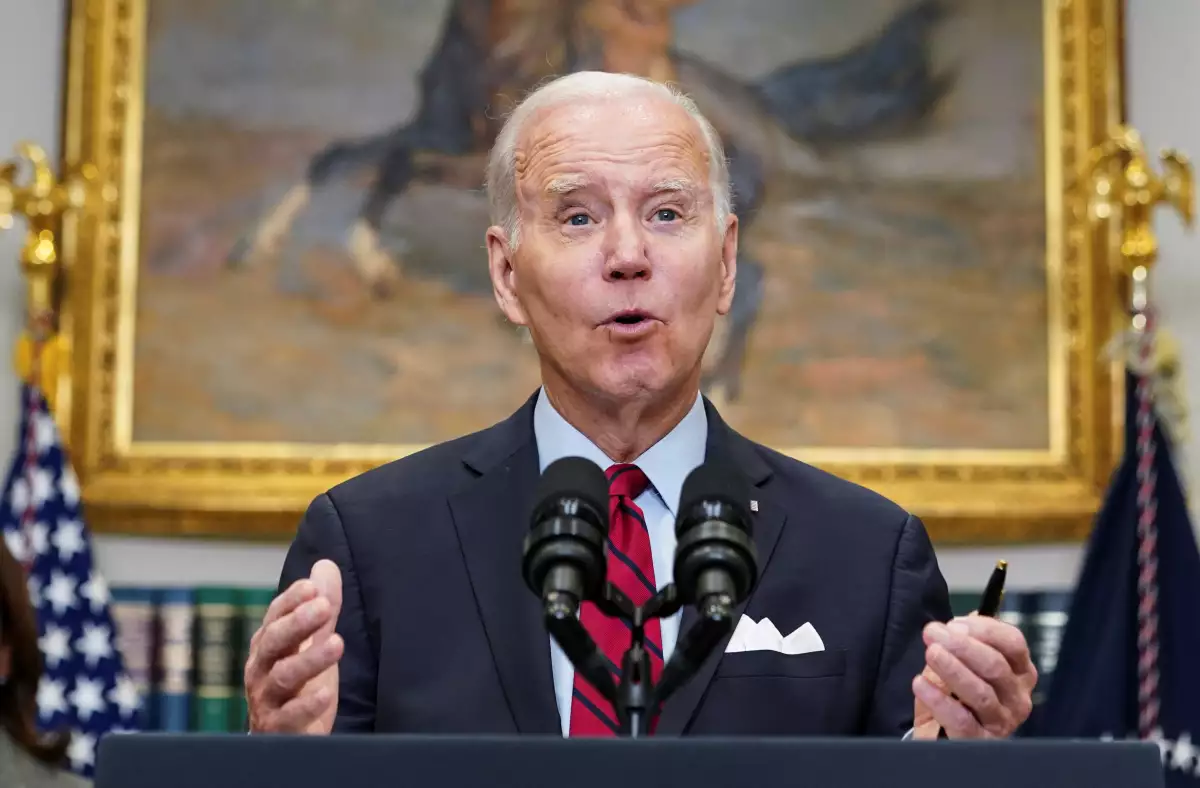 El presidente de Estados Unidos, Joe Biden, habla sobre la seguridad en Estados Unidos y México en el salón Roosevelt de la Casa Blanca. El mandatario visitará la frontera sur.