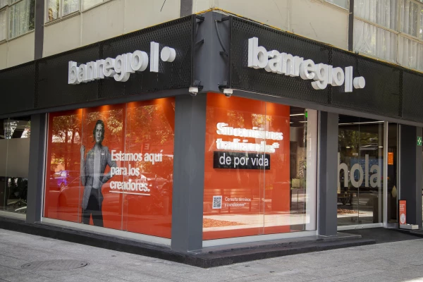Punto Banregio en la calle de Masaryk