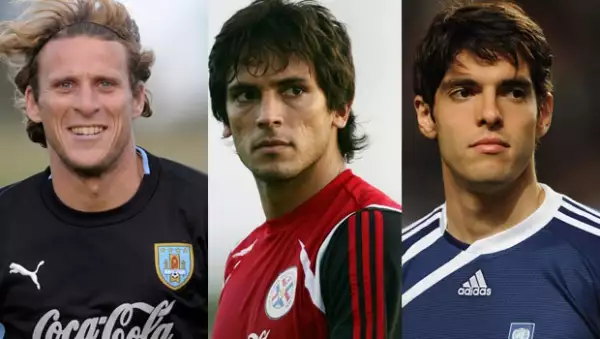 ¿Qué tal Diego Forlán, Roque Santa Cruz y Kaka?