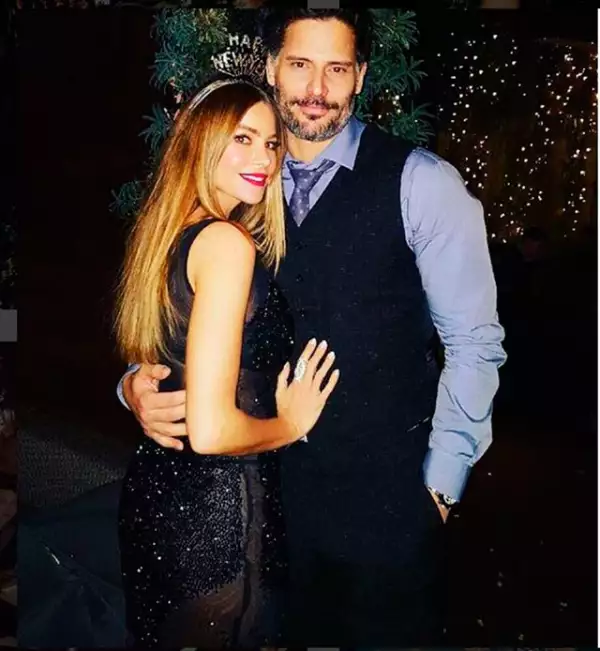 Sofía Vergara y Joe Manganiello celebraron la llegada del Año Nuevo como recién casados.