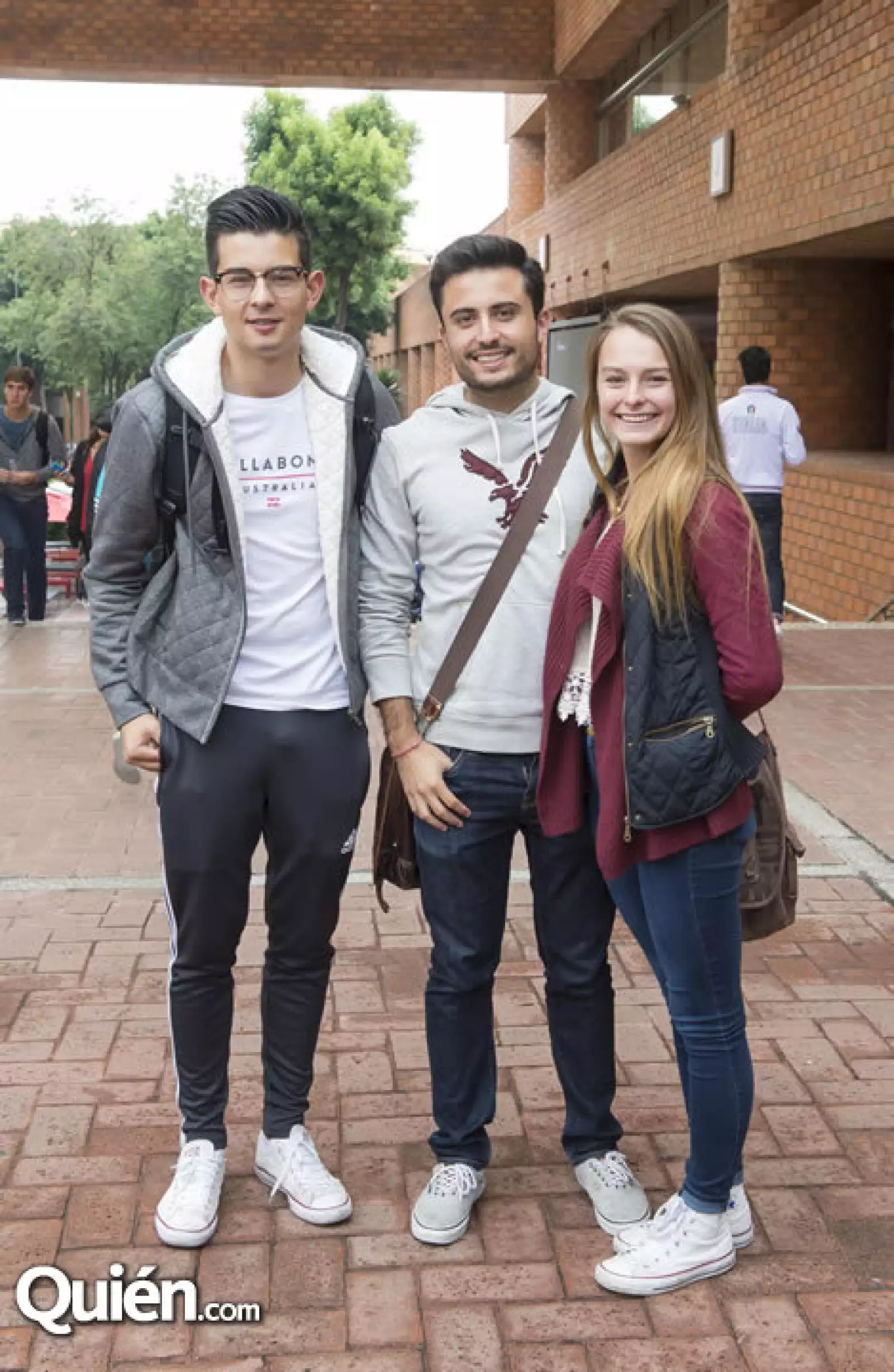 Emiliano Mandujan, Esteban Setser y Marisa Oria
