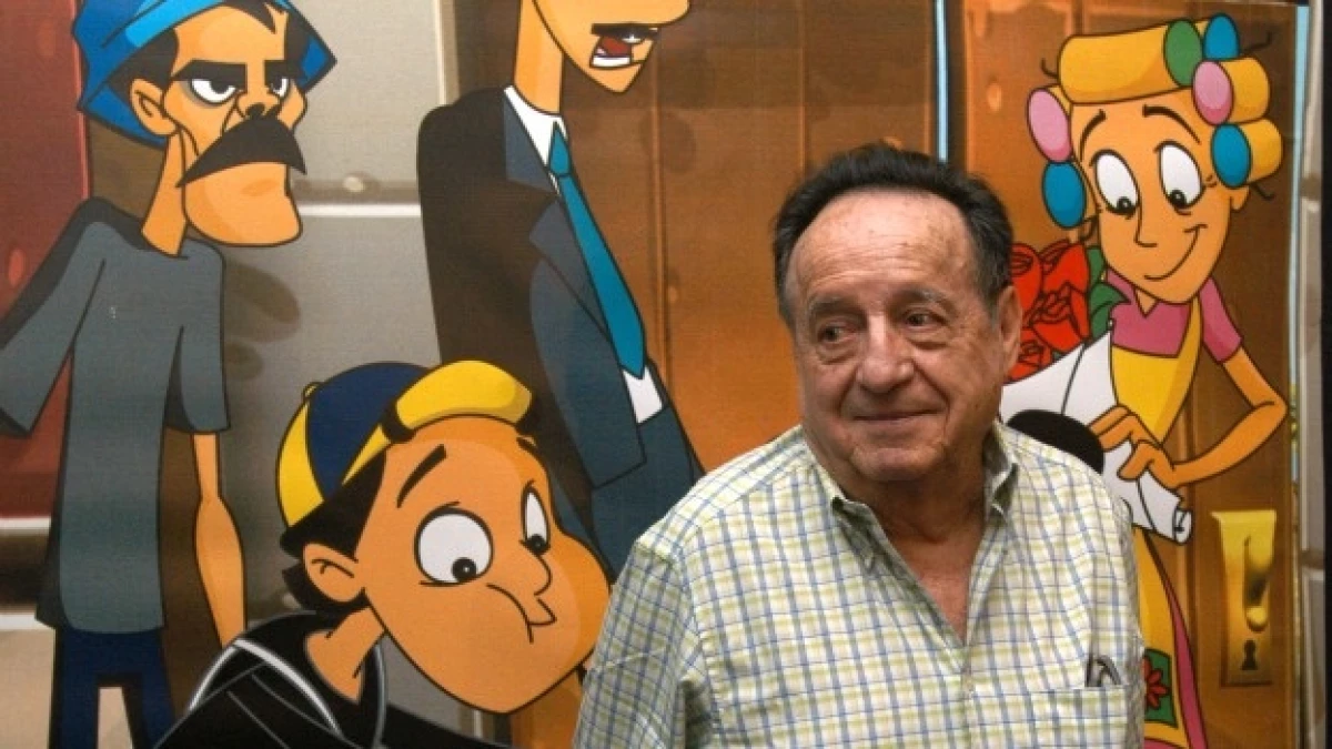 Roberto Gómez Bolaños presenta la serie El Chavo Animado