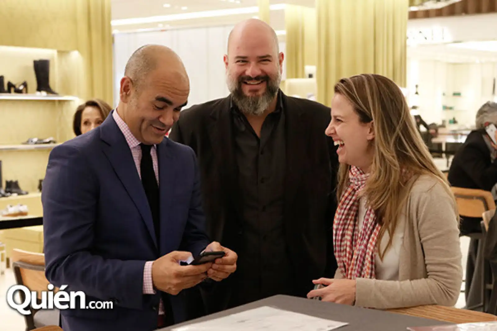 Marco Colín, Ricardo Casas y Nurvi Nuñez