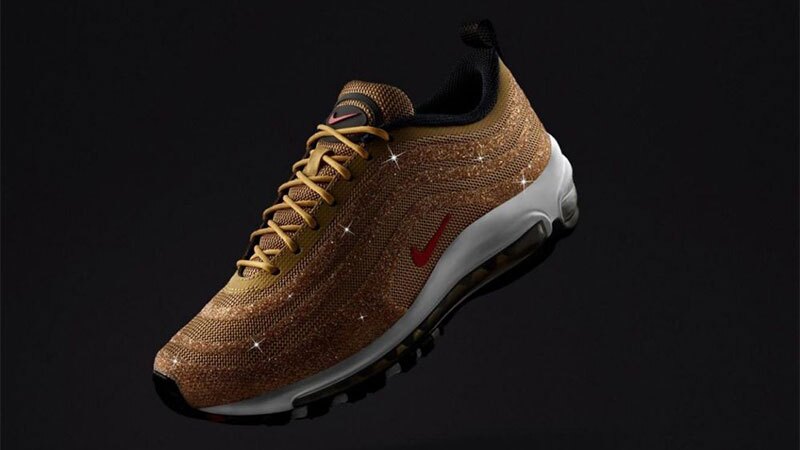 Nike Air Max 97 con cristales Swarovski. (Foto: Cortesía de la marca)