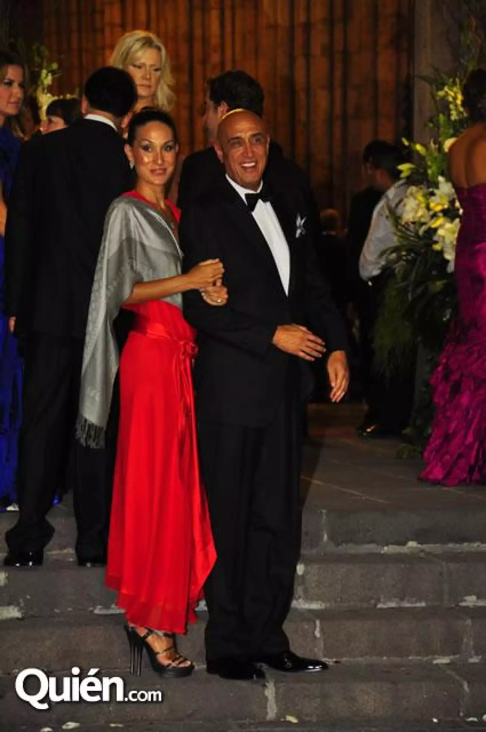 Pedro Torres con su pareja