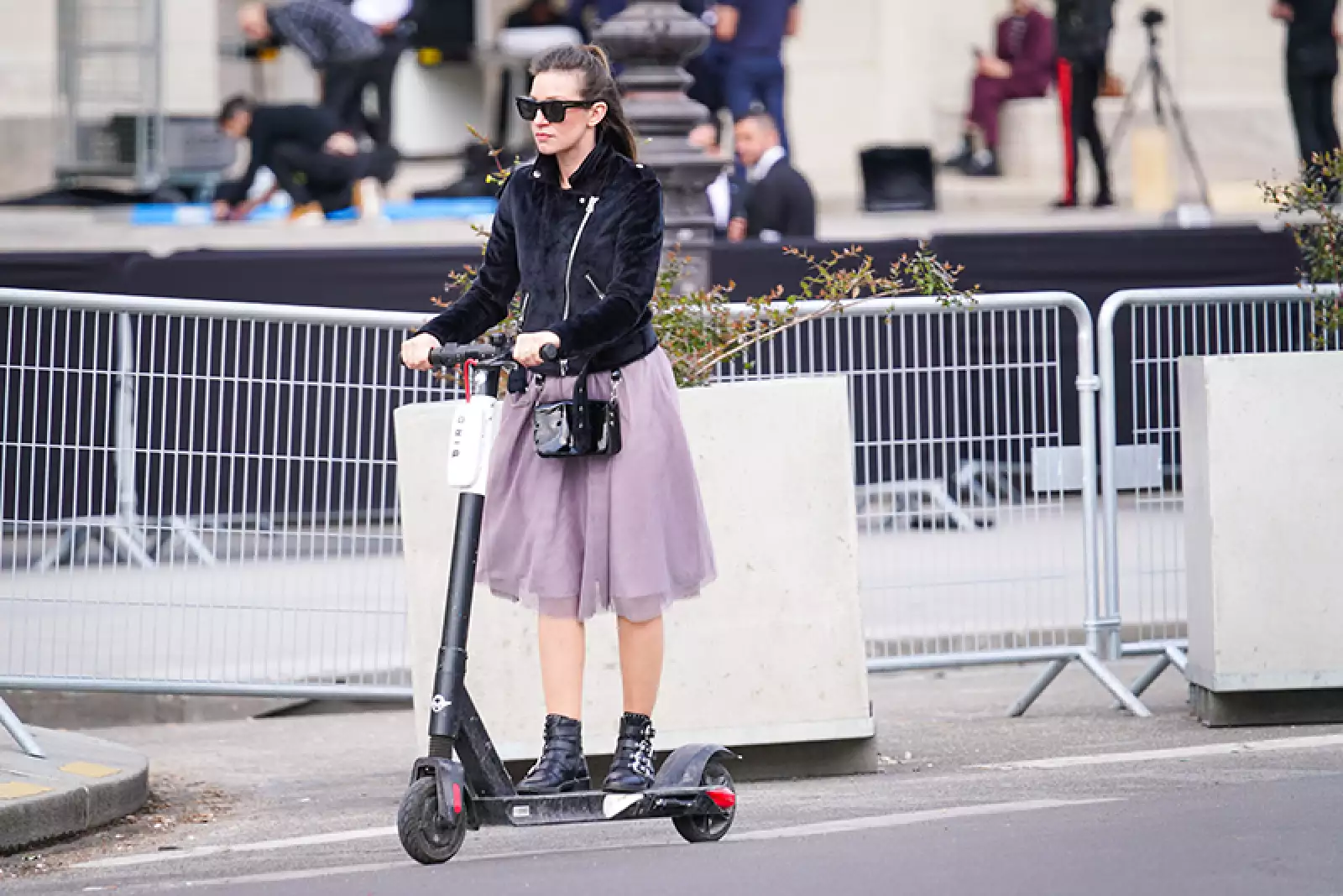Street Style At Chanel Cruise Collection 2020 : Outside Arrivals At Grand Palais In Paris