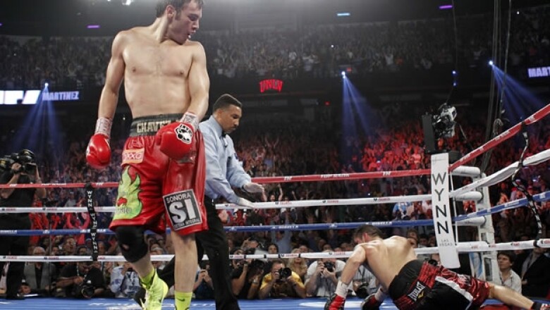 Combate entre Julio Cesar Chavez y Sergio Martínez