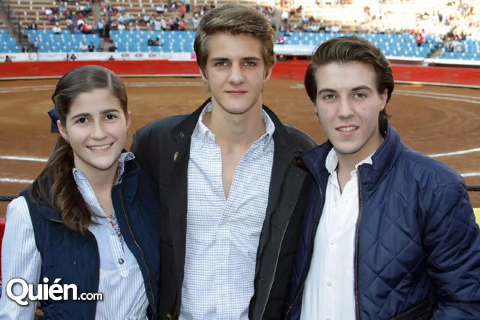 Paula, Santiago y Rubén Rivero