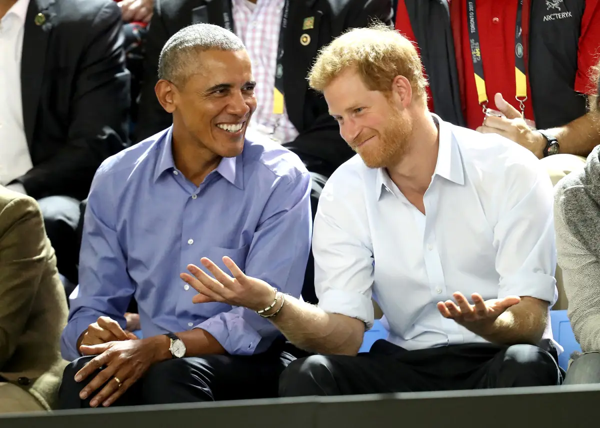 Barack Obama, príncipe Harry