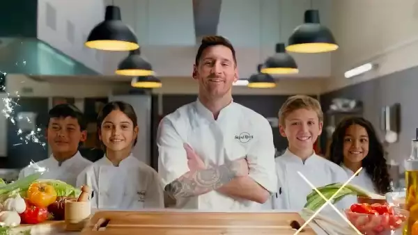 Leo Messi se convierte en chef