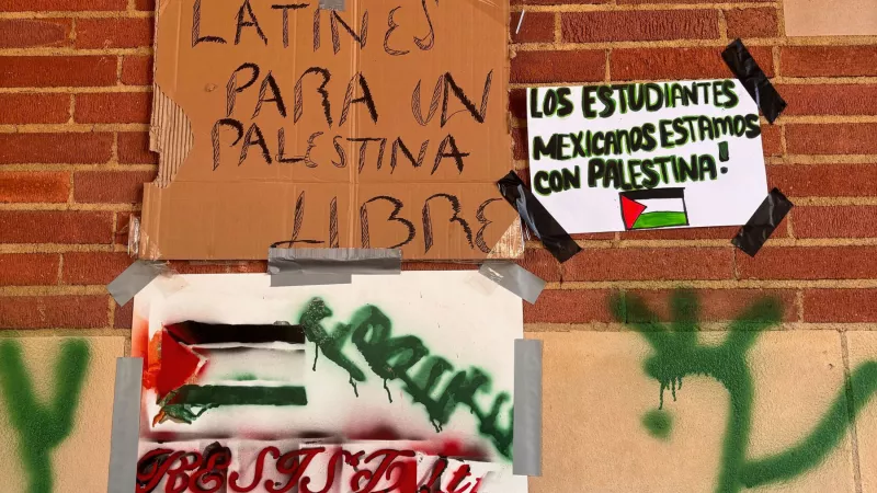 Las protestas propalestina en UCLA fueron apoyadas por la comunidad mexicana