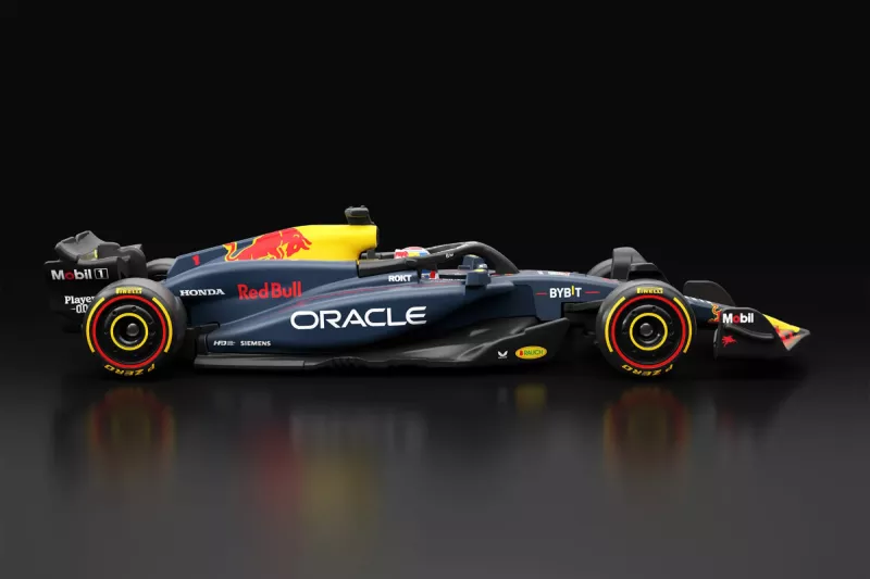 Foto del modelo Hot Wheels de Red Bull Racing de la Fórmula 1.