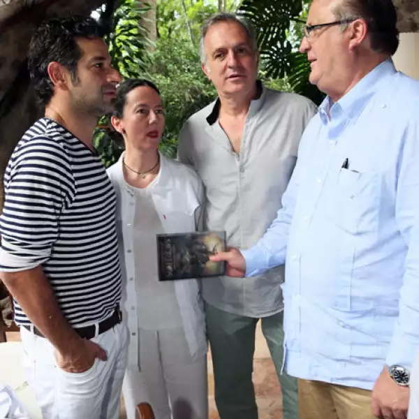 Miguel Rodarte, Cristina Faesler, Pepe de los Ríos y Graco Ramírez