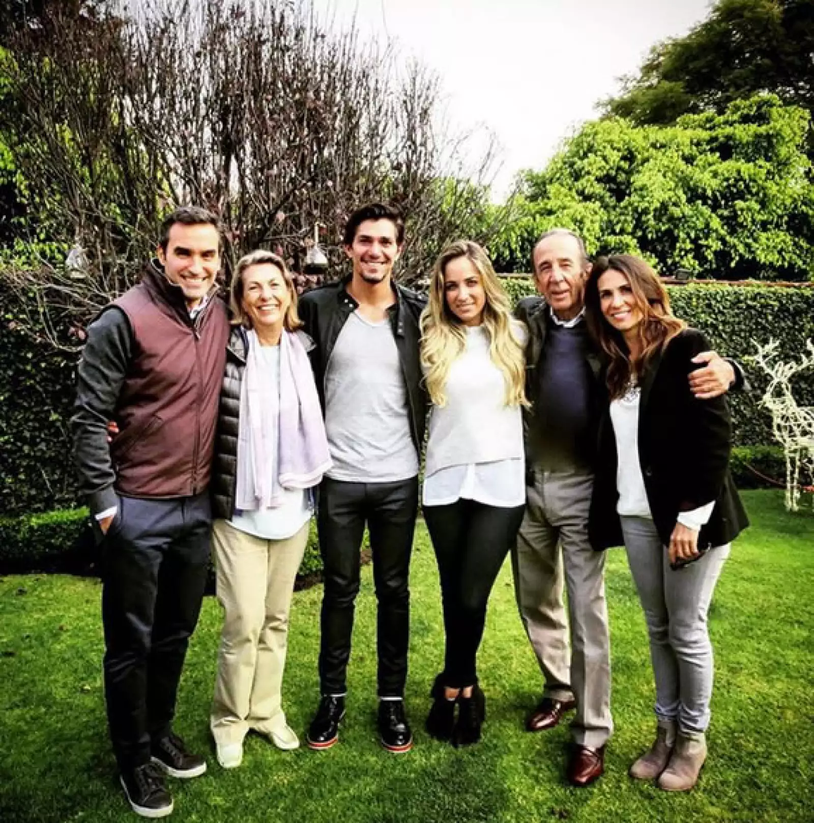 Saúl Moreno convivió con la familia Arango durante las fiestas.
