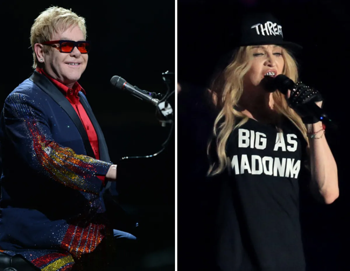 Elton John y Madonna