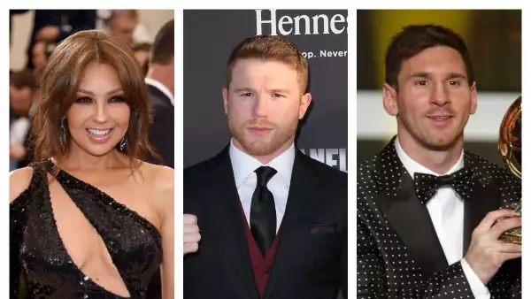 Thalía, ‘El Canelo’ y Messi