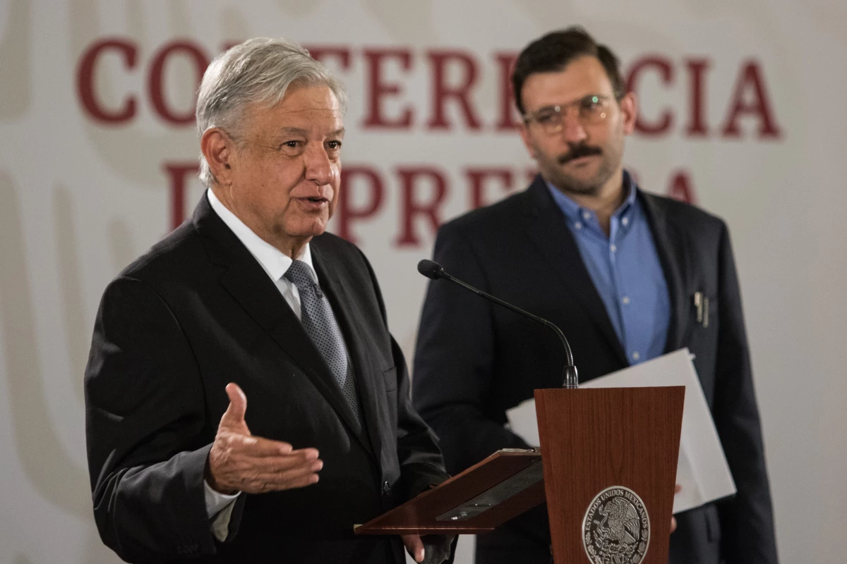 AMLO y Daniel Asaf
