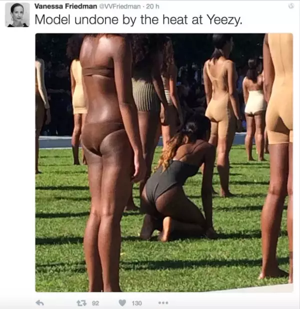 Vanessa Friedman de The New York Times expresó su preocupación por las modelos.