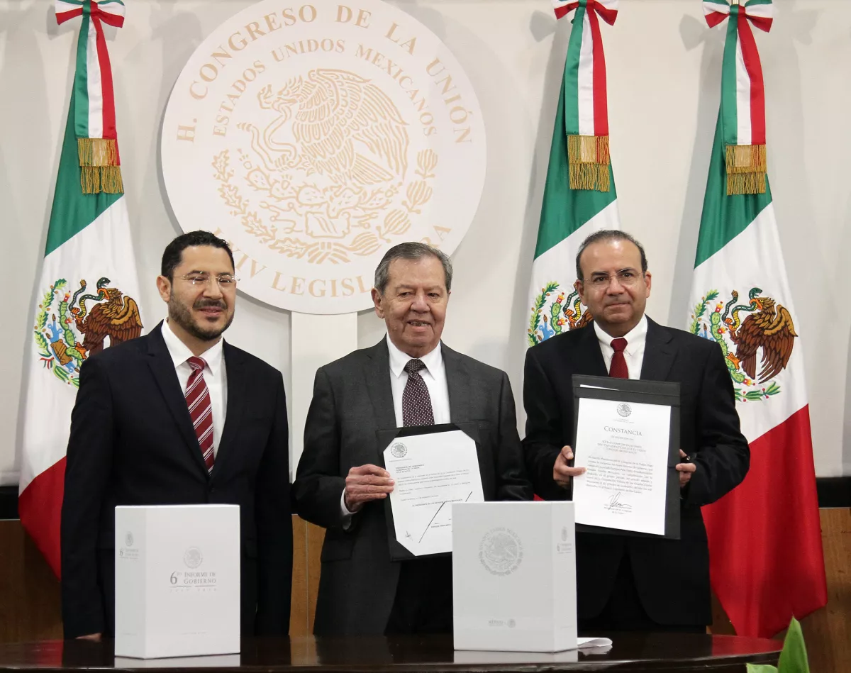 El Congreso recibe el Sexto Informe 