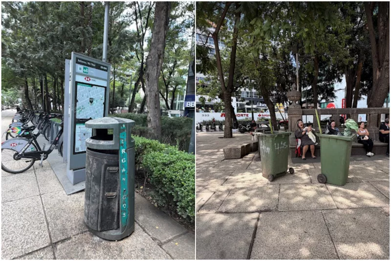 botes de basura reforma