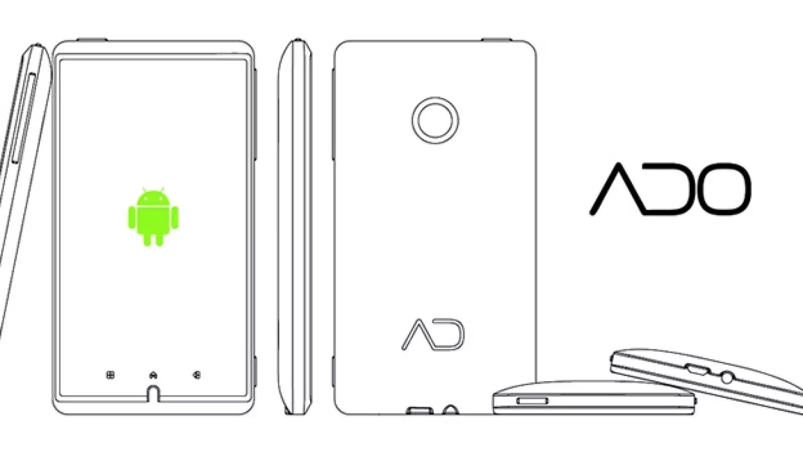 AD ZERO smartphone bambú