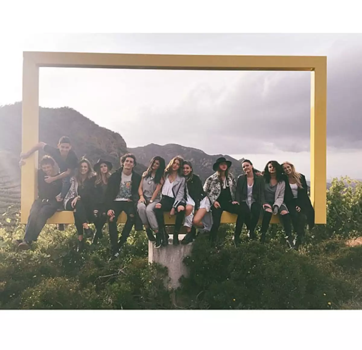 Las amigas viajaron juntas a Napa el fin de semana.