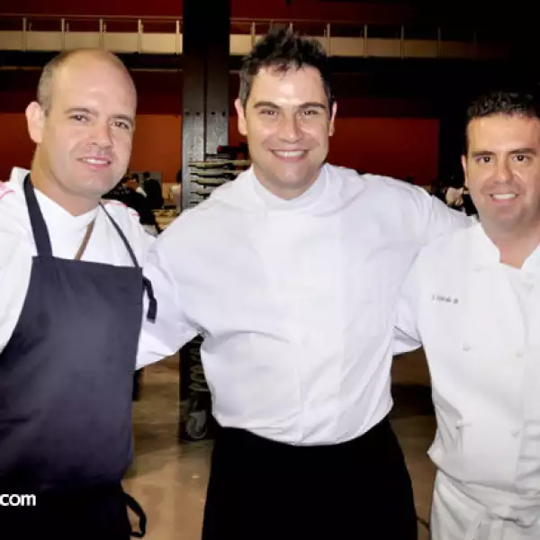 Dante Ferrero, Alfredo Villanueva y Jorge Velarde