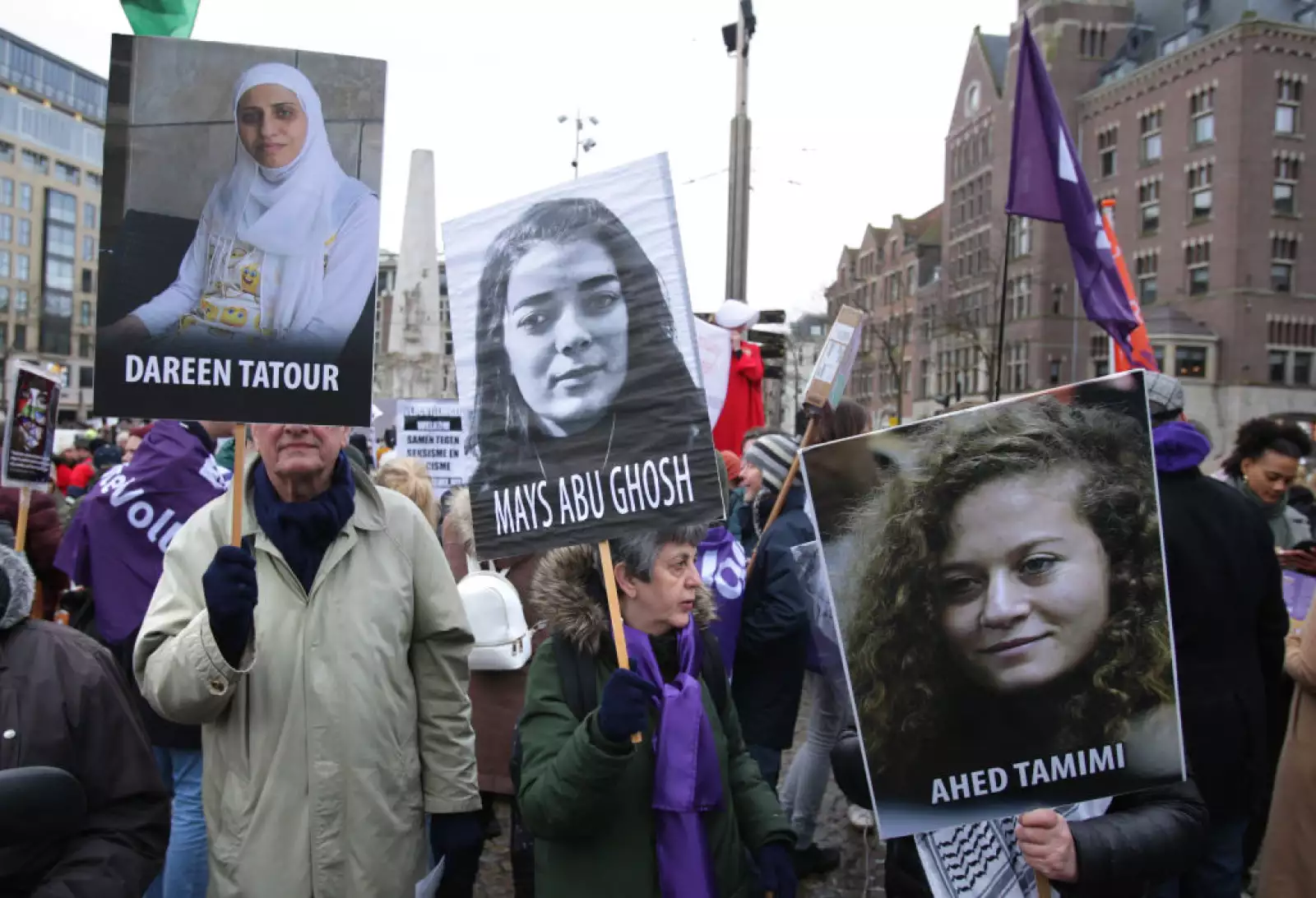 International Women's Day Protest In Amsterdam
