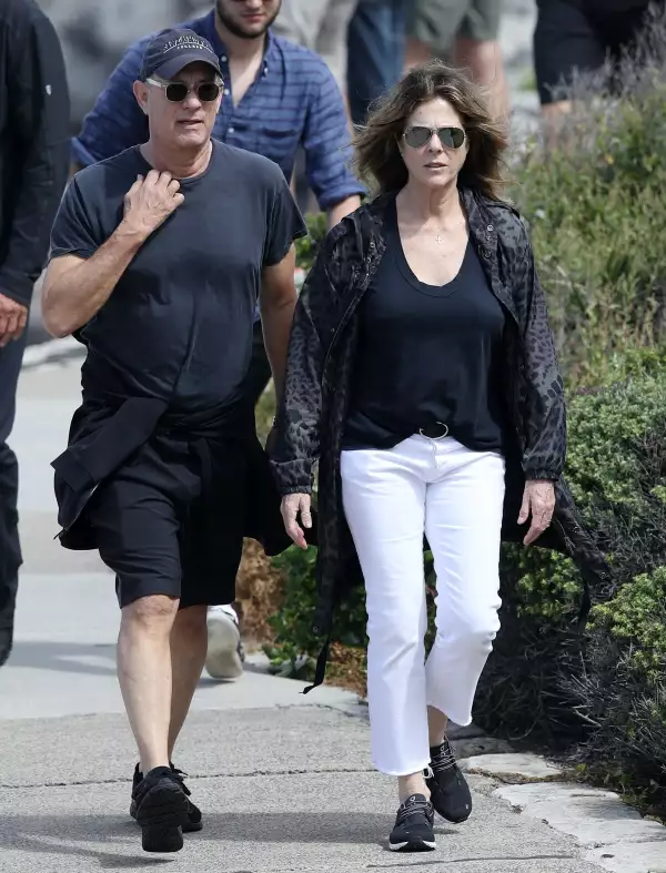 Tom Hanks y Rita Wilson .