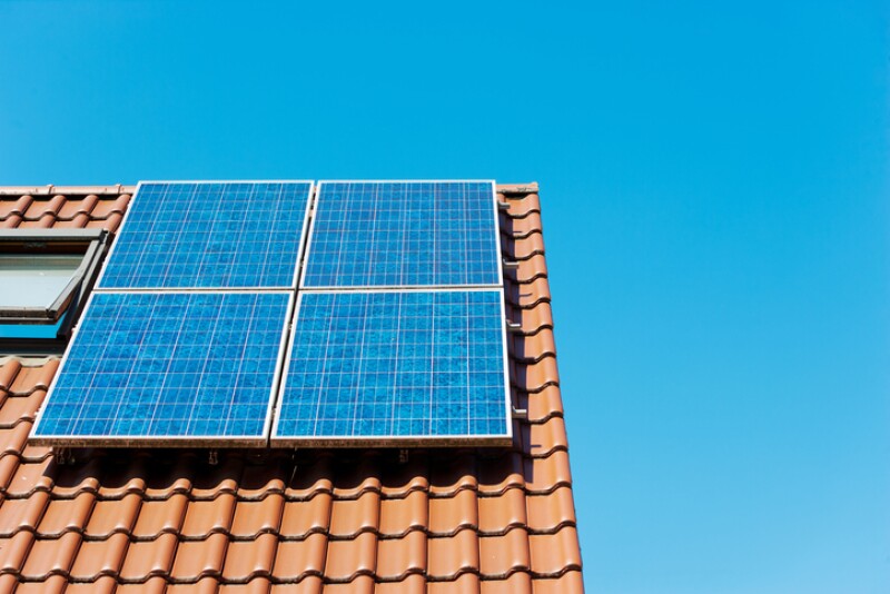paneles solares techo