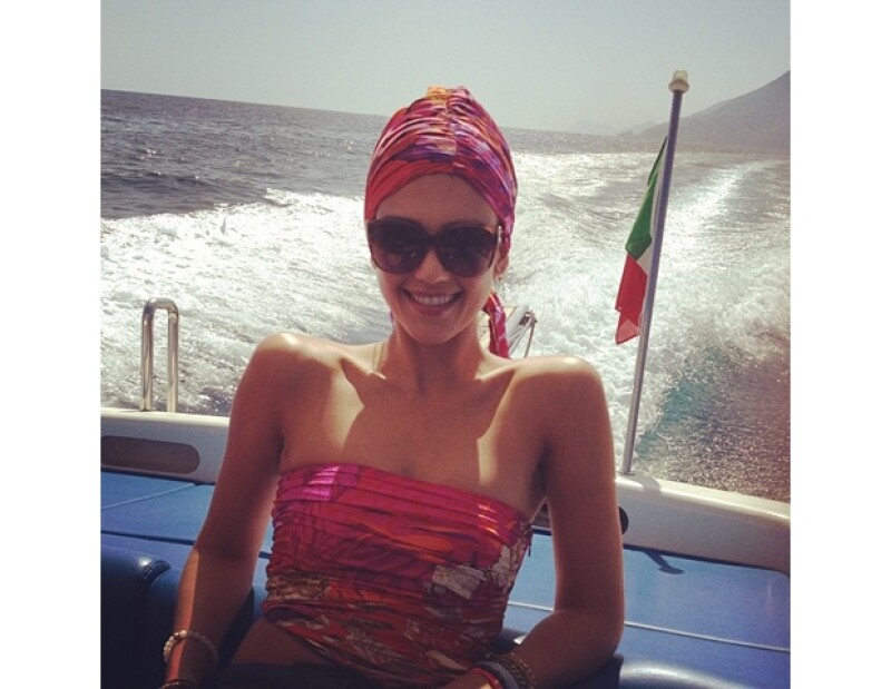 Jessica Alba ama subir fotos de sus viajes.