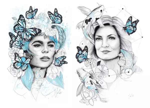 Retratos de Sofía Castellanos 