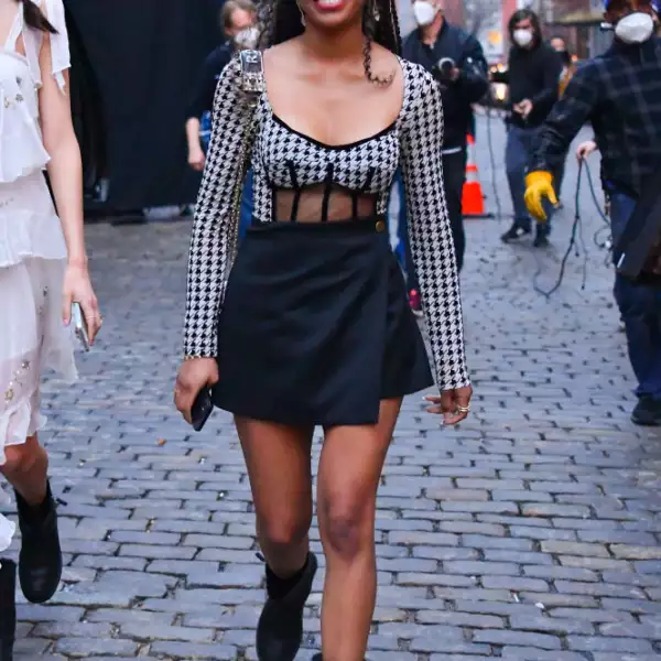 Celebrity Sightings in New York City - March 25, 2021