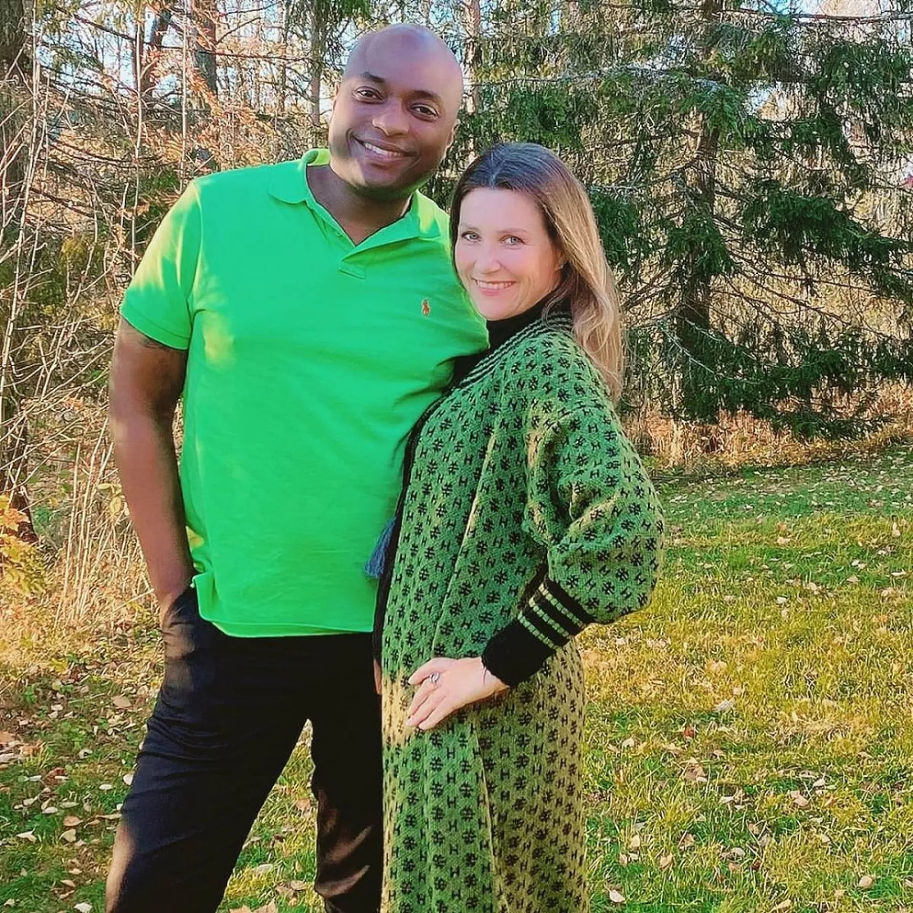 Chamán Durek Verrett y la princesa Marta Luisa de Noruega