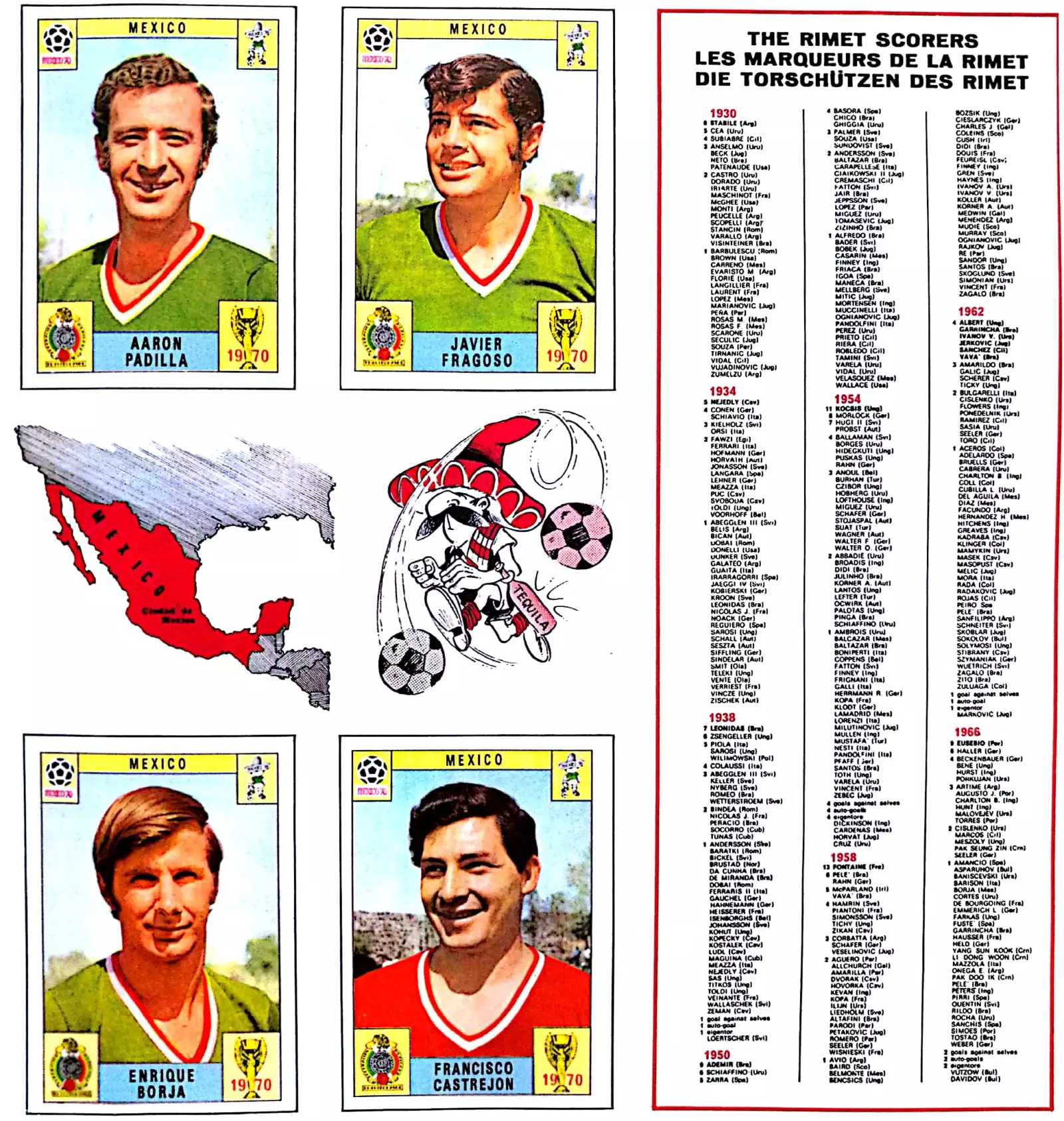 Panini Album México 1970
