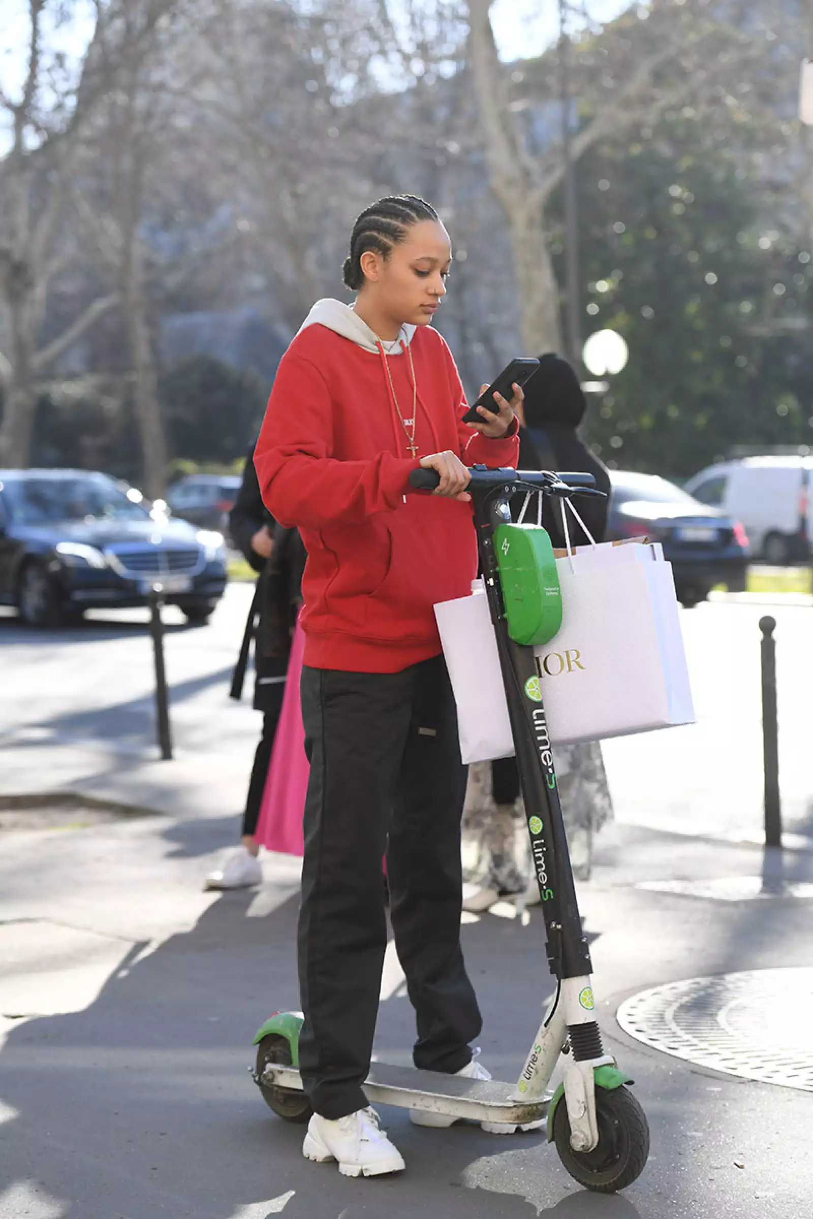 Street Style, Fall Winter 2019, Paris Fashion Week, France - 26 Feb 2019