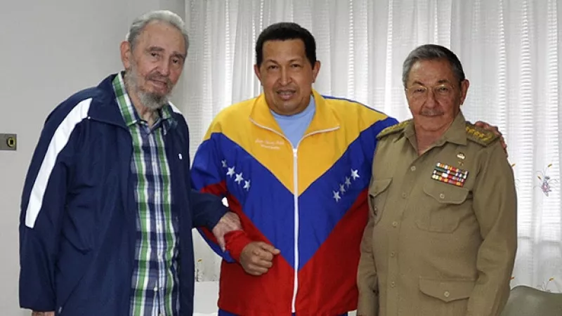 fidel castro, hugo chavez, raul castro
