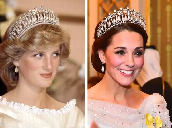 Princesa Diana y Kate Middleton