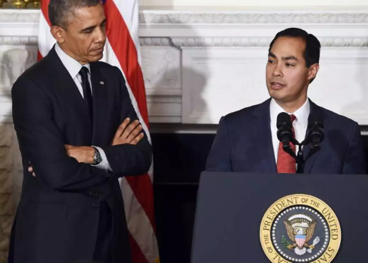 Juli�n Castro y Barack Obama