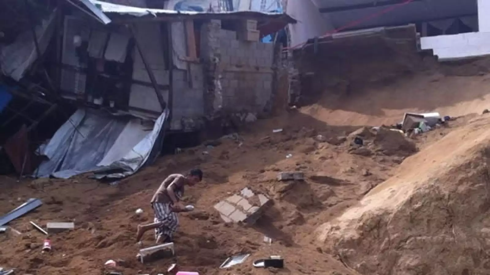 Viviendas afectadas por sismo en Acapulco