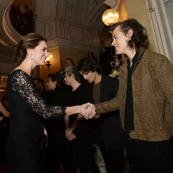 Kate Middleton y Harry Styles de One Direction.