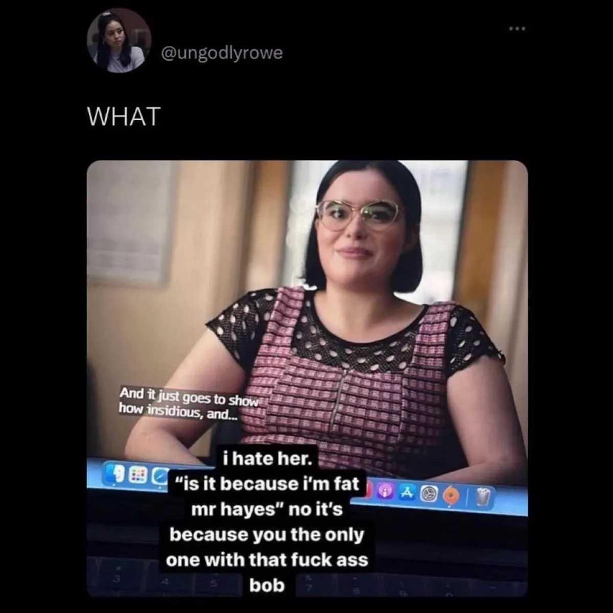 Una usuaria compartió esta escena de Euphoria diciendo que Kat tiene un "Fuck Ass Bob".