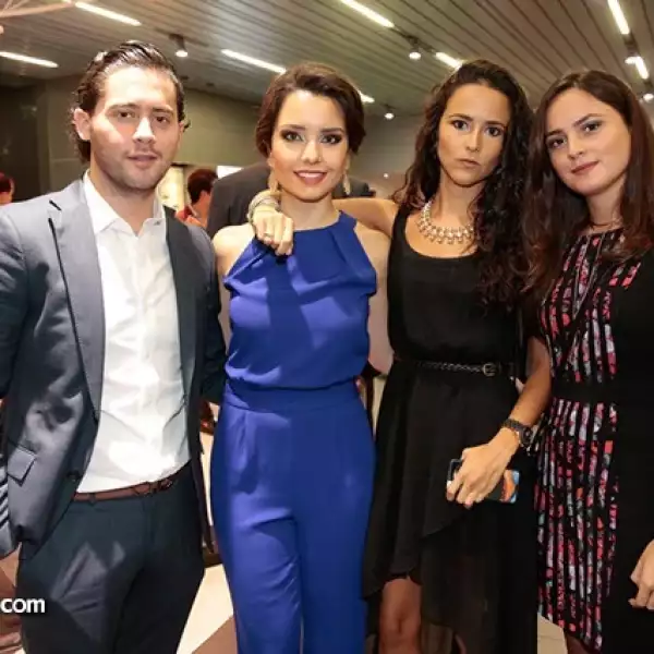 Abraham Salgado,Gaby Díaz Infante,Paola Meave y Mariajose Salgado