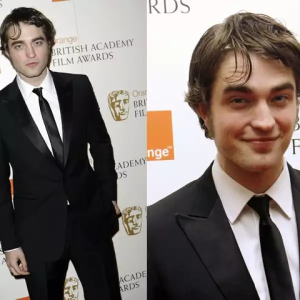 Robert Pattinson fue el galán de la noche en este smoking hecho a la medida, de Gucci, con corbata de seda negra.