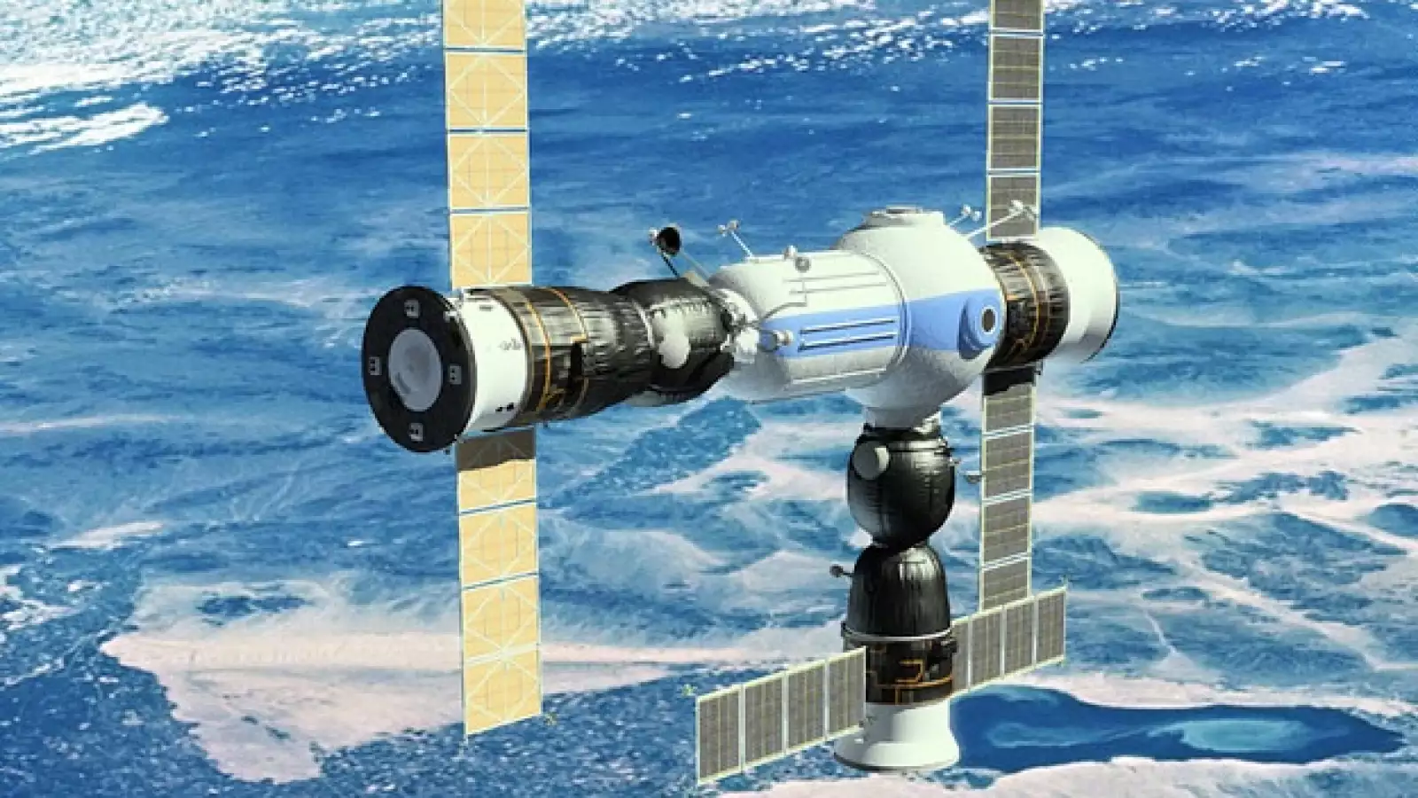 Estación espacial CSS con puerto universal