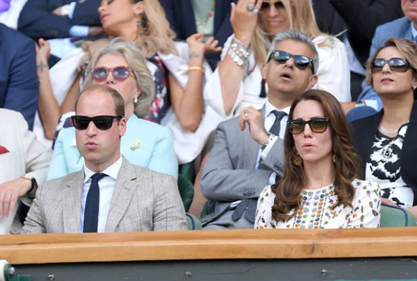 Los duques de Cambridge también estuvieron presentes en la final de Wimbledon para apoyar a Murray, quien resultó el ganador.