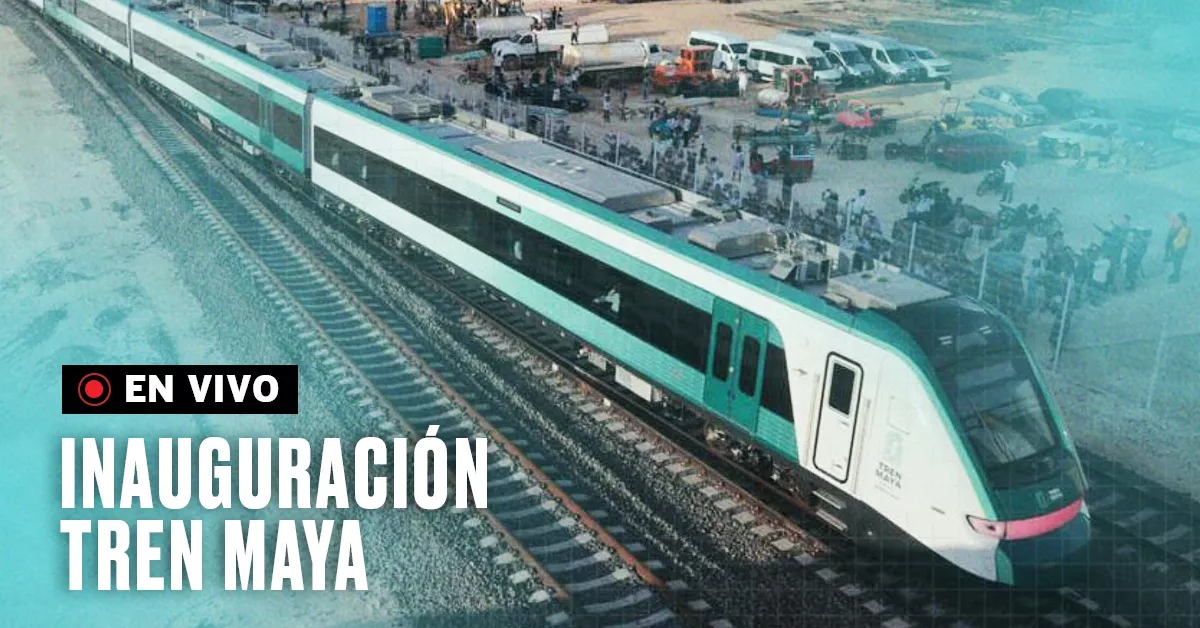 Inauguración del Tren Maya en vivo