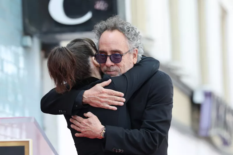 Tim Burton Honored With Star On Hollywood Walk Of Fame