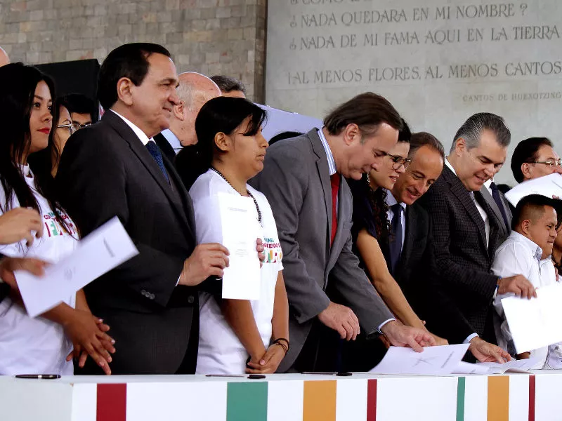 Presentación del programa de aprendices del gobierno federal