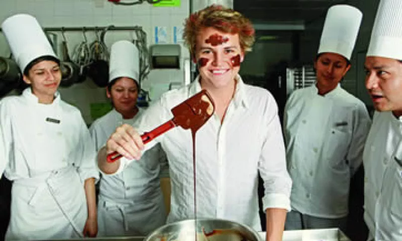 La marca Chokolit de Louis Barnett se vende en Estados Unidos, Reino Unido, Europa del Este y México. El joven inició su propio negocio a los 11 años de edad. (Foto: Lucía Carrere)